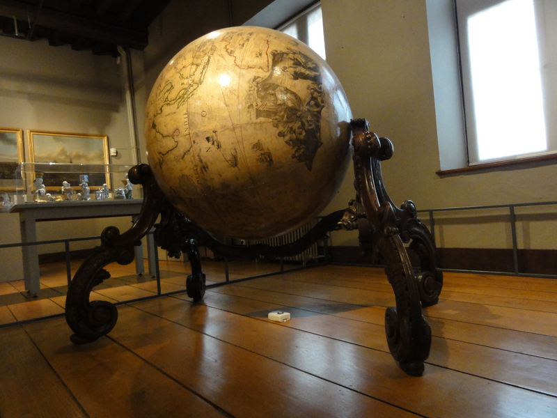Historical copy of the Coronelli globe