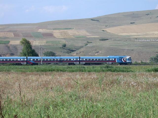 Train (Runs from Black sea to Caspian Sea)