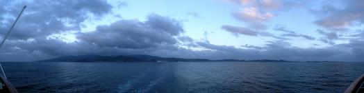 #1: View back towards Grenada, just before sunset
