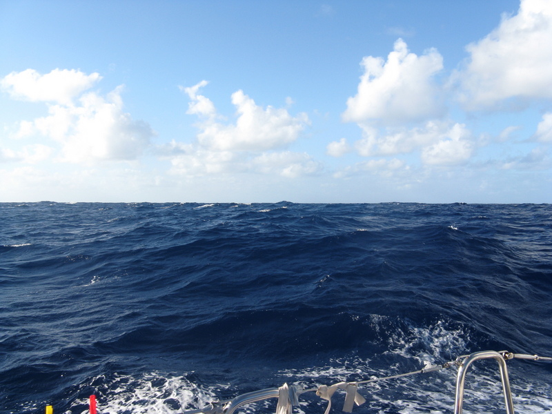 Looking south, water, water, water! About 800 nm to mouth of Amazonas, Brasil