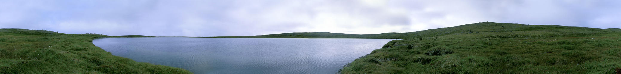 A panoramic view from the confluence point