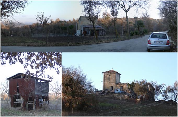 View to Gesualdo & abandoned buildings