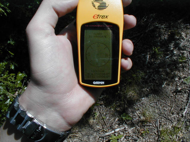 GPS showing 43N 12E
