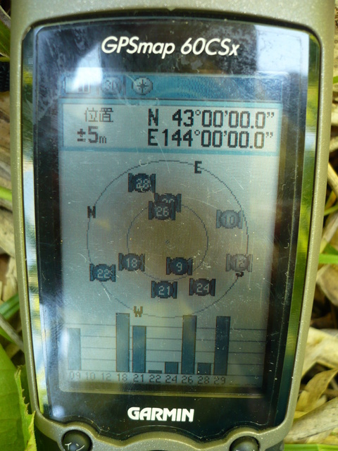 GPS screen.
