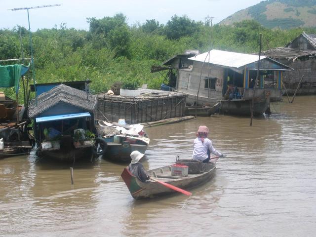 Floating village at Tonle Sap