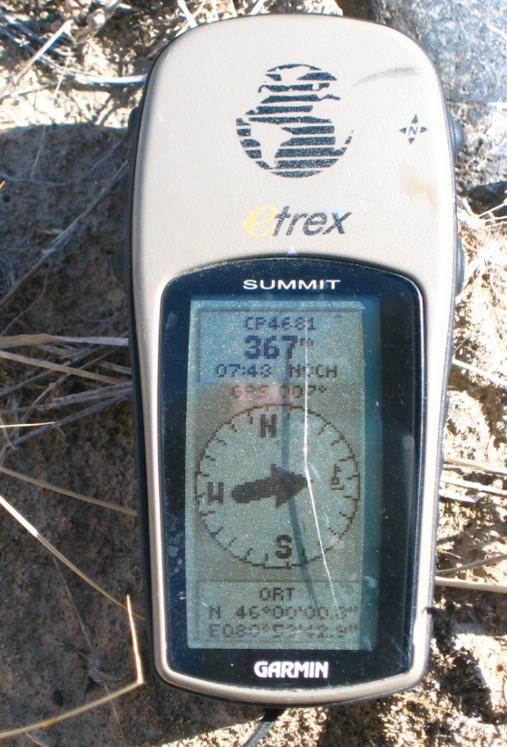 GPS Reading 367 m from the Confluence 