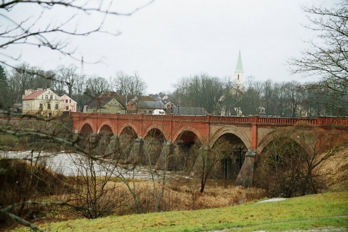 Kuldiga, the bridge over Venta