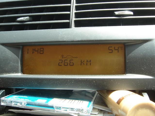 Ambient temperature 54°C