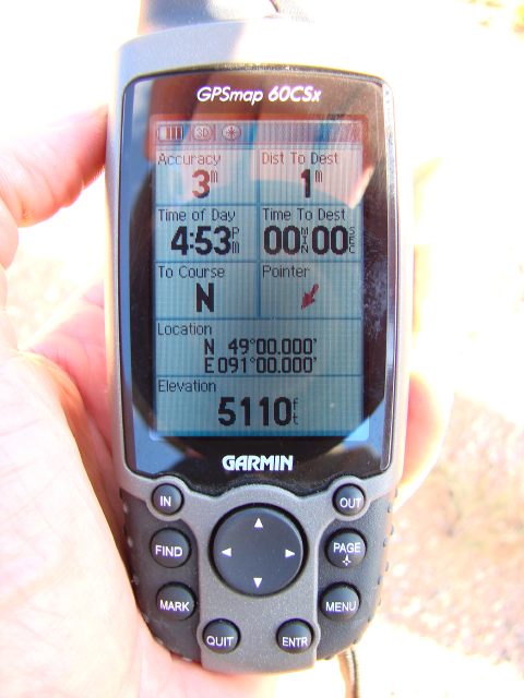 GPS - 49N 91E!