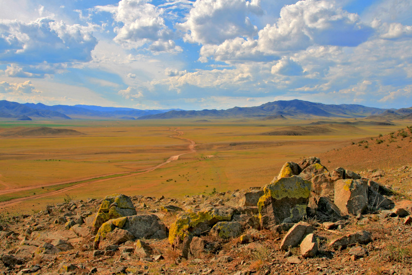 Offroad - awesome Mongolian landscape