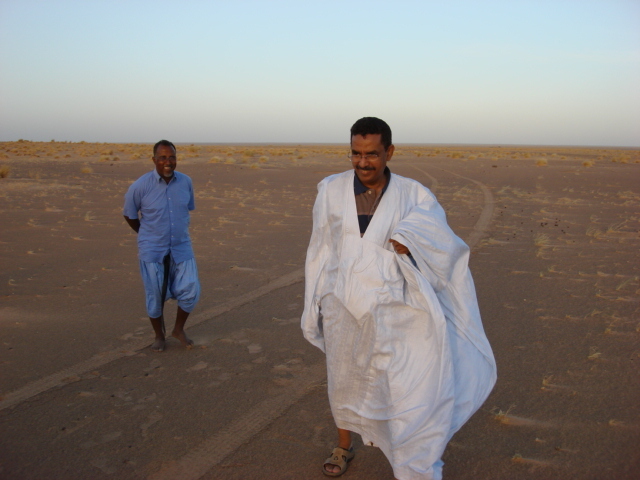 Sidi Mohamed Cheiguer and Yahya ould Nana, discoverers of the point