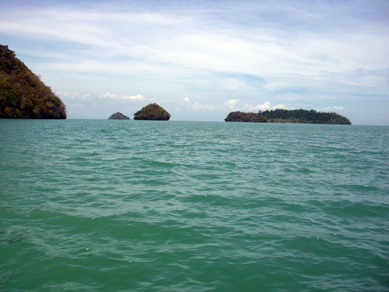 some islands in the Langkawi archipelago 