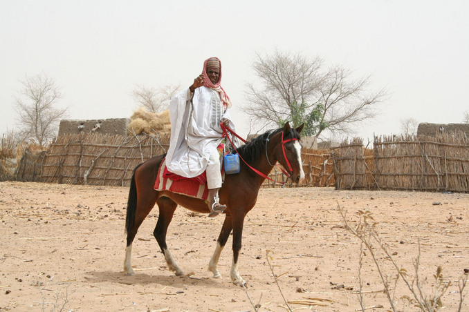 The Hausa are well known for horse riding