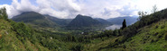 #4: View over Rosendal from the top of the steep pasture