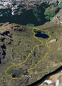 #10: Google Earth image with track log shown on high-res aerial photo overlay