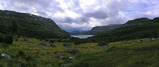 #8: View over the Valldal lake from the first hillside