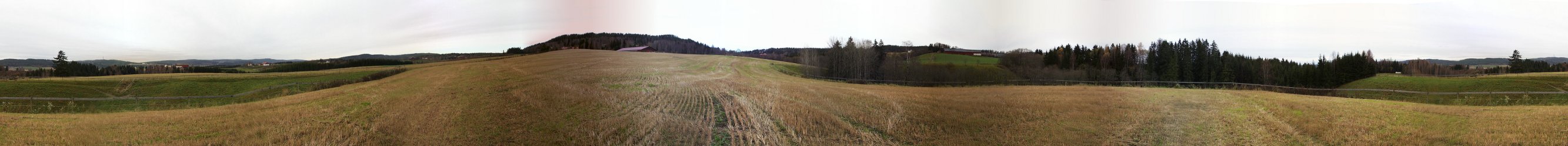 Panoramic view of the confluence
