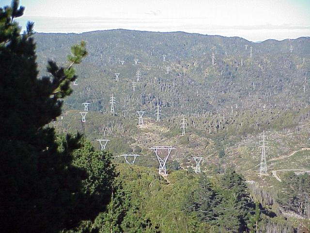 Looking south from the transmission line, 40 meters east of the confluence.