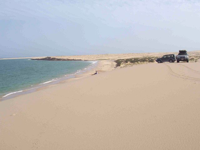 Desert Āl Wahība meets the Omani gulf at Ra's al-Ruways