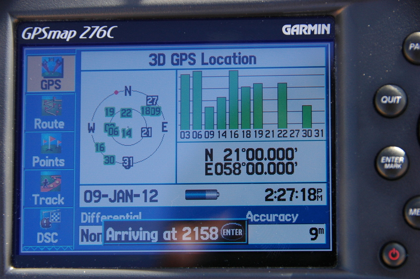21N 58E - GPS Confirmation