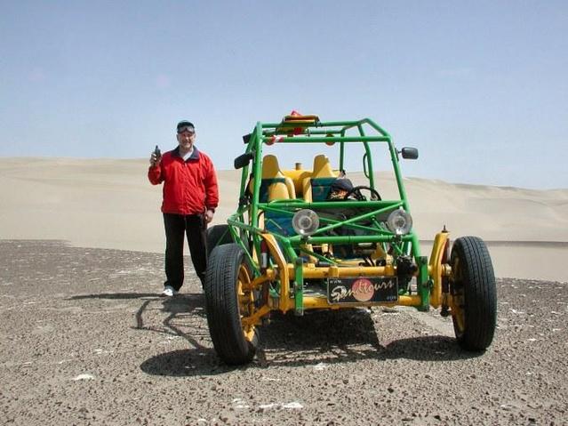 Me next to the dune buggy.