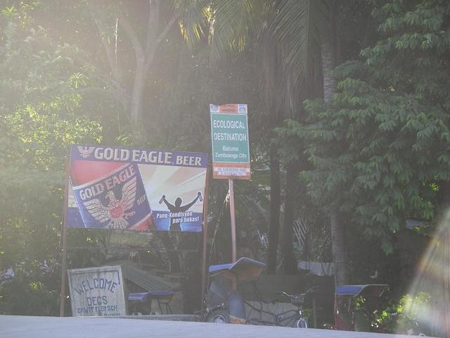 Entrance to road towards Tulungatung from the main highway at Barangay Cawit.