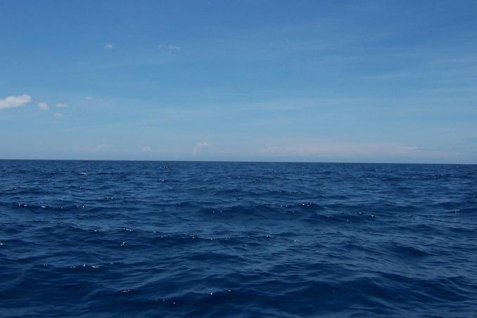 Looking West to the big blue sea towards Palawan Island