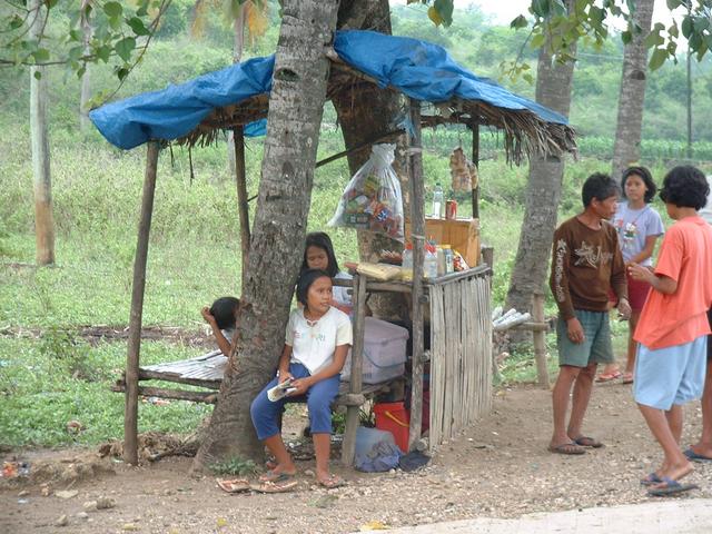 A local shop at start point.  This is a common alternative way of earning a living in rural Philippines