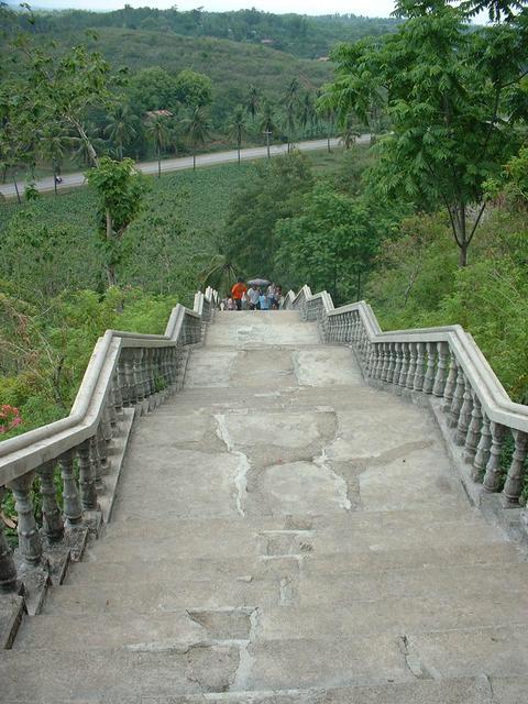 The stairs. Taken at 2/3rd of the way to the peak