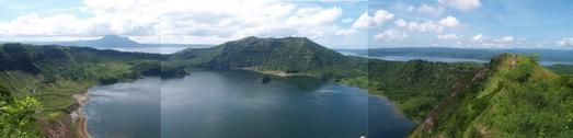 #1: Panorama of Taal lake