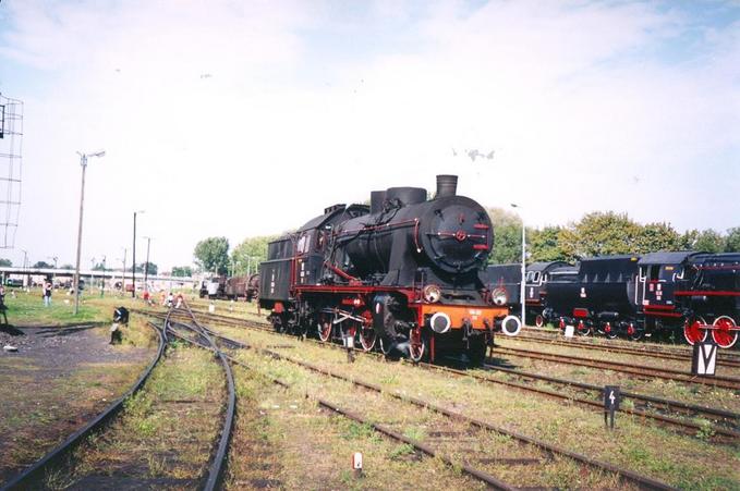 The Ok22 loco in Wolsztyn
