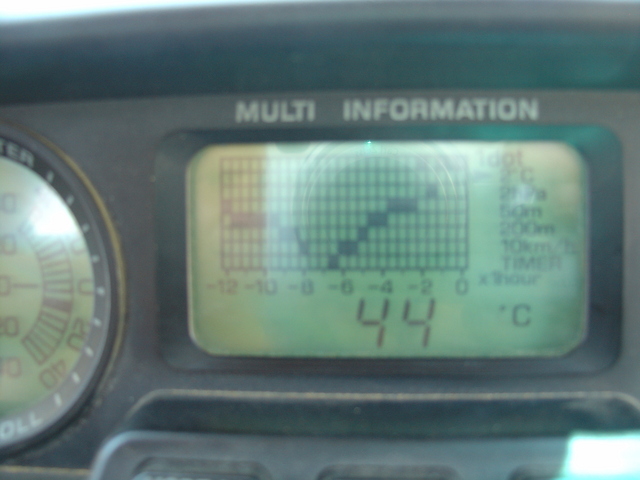 Temperature hit +44C