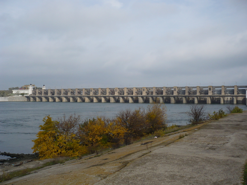 The Dam of the Tsimlyansk HPS