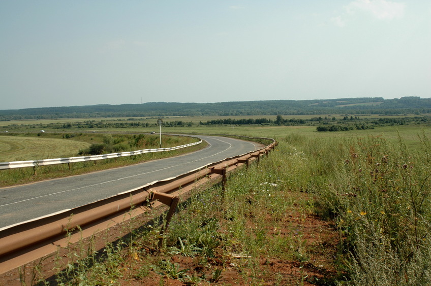 The road in 1200 m from CP / Дорога в 1,2 км от цели