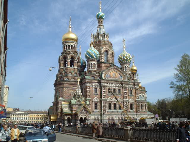 the "Cathedral on the Blood" at Mikhailovskiy Garden