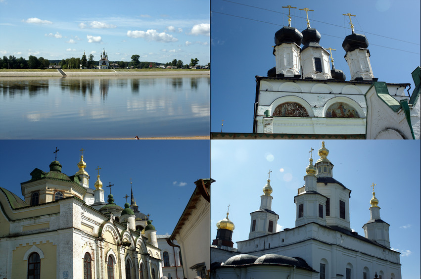 Великий Устюг/Velikiy Ustiug town and Sukhona river, 30 km from the CP