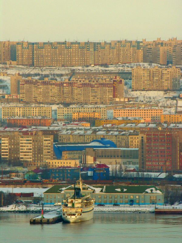 View to Murmansk from Abram-Mys district