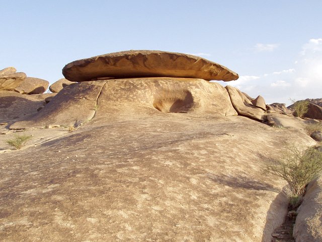 Stone formation in the `Asīr mountains