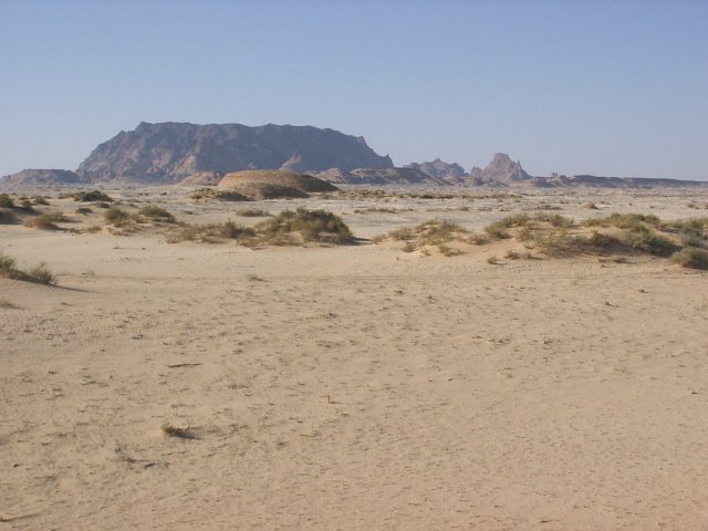 The North view to Jabal Bird