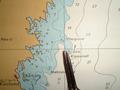 #4: Navigational chart showing the bouy