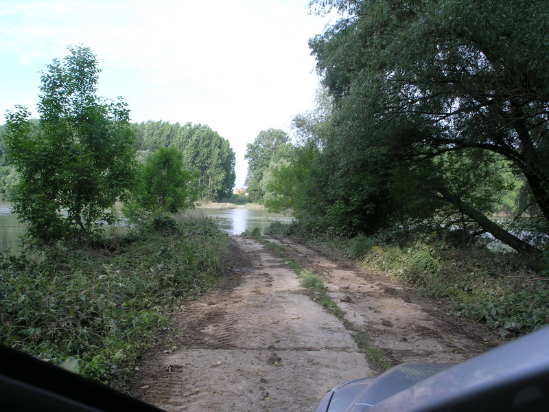 The "road" across the river