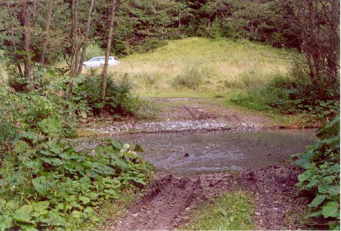 Ford through Belanský Potok