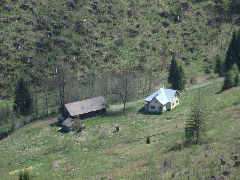 Two houses below the Confluence 