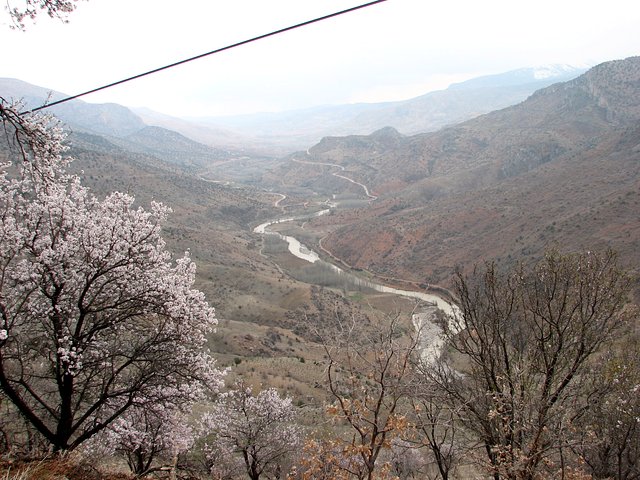 View downstream along the Göksu Nehri valley