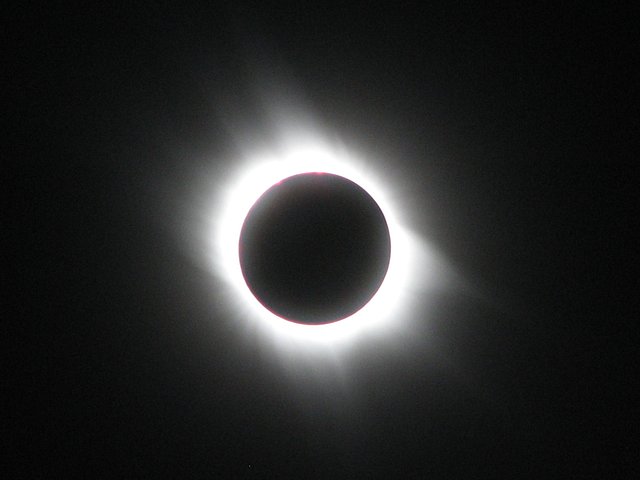 Total Solar Eclipse 29 March 2006, photograph taken in Side, Turkey