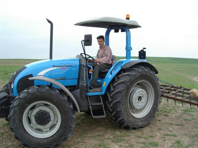 My tractor and driver