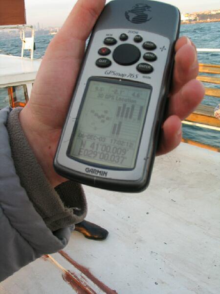 One of several GPS photos - this one taken 54 m from the Confluence