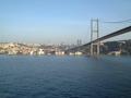 #9: Boğaziçi suspension bridge between Europe and Asia seen towards modern Ortaköy