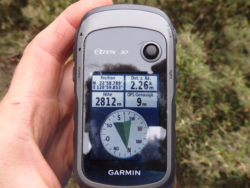 GPS reading at point of return