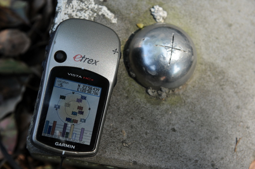 GPS reading at the Geo Center of Taiwan